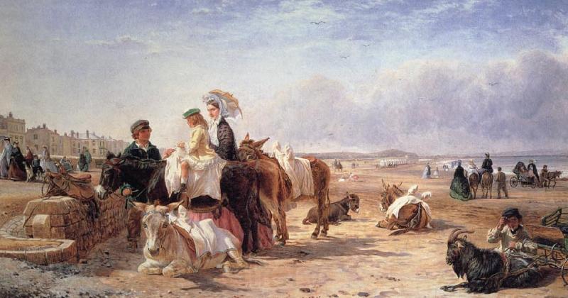 William Havell Weston Sands in 1864 Spain oil painting art